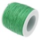 Cordón algodon encerado de 1mm - Verde  